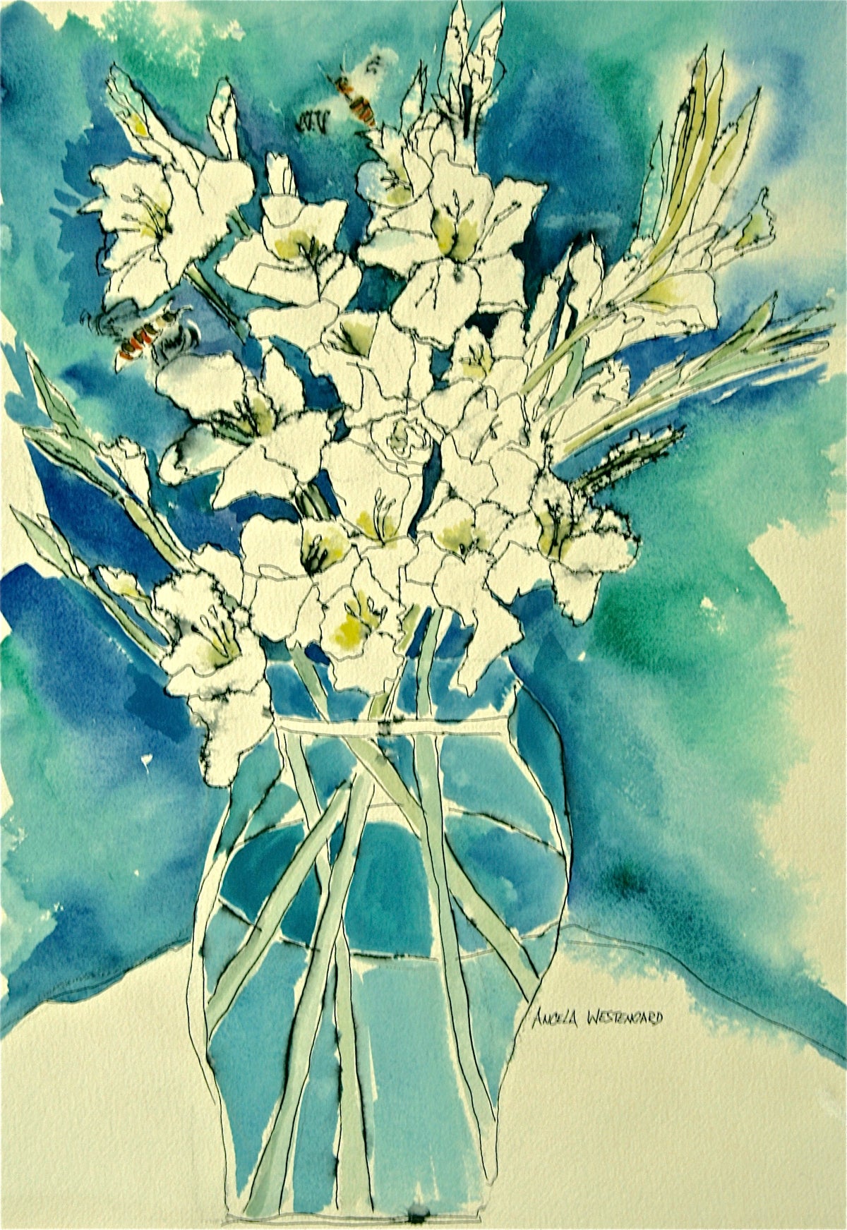 Happy Gladiolas (Giclee/Print)