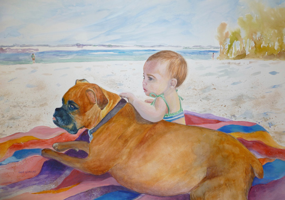 Baby and Dog