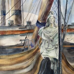 A HAUNTING FIGUREHEAD